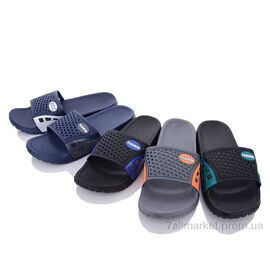 Фотография Шлепки мужские пляжные Лето 934 mix (12 пар р.40-45) "Alex" недорого оптом от прямого поставщика
