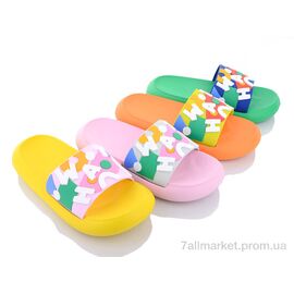 Фотография Шлепки женские облегченные Лето 7135-2 mix (12 пар р.36-41) "Deshman" недорого оптом от прямого поставщика