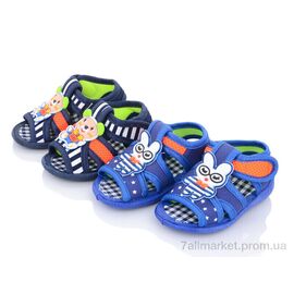 Фотография Сандалии детские летние Лето 3893 mix (16 пар р.16-20) "Red Hat" недорого оптом от прямого поставщика