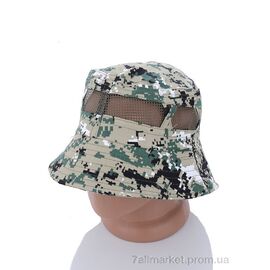 Фотография Панама мужская Лето Панама-9 сітка green (3 шт. р.сетка 57-59) "KUINH" недорого оптом от прямого поставщика