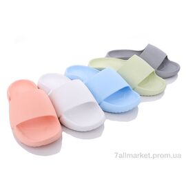 Шльопанці жіночі полегшені Літо 6040 mix (12 пар р.36-40) "Deshman" недорого оптом від прямого постачальника