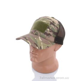 Кепка для чоловіків Літо Бейсболка з липучкою коричневий (3 шт. р.сітка) "VIOLA" недорого оптом від прямого постачальника