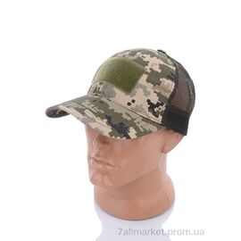 Кепка для чоловіків Літо Бейсболка з липучкою хакі (3 шт. р.сітка) "VIOLA" недорого оптом від прямого постачальника
