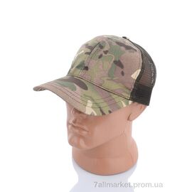 Кепка для чоловіків Літо Бейсболка з сіткою коричневий (3 шт. р.сітка) "VIOLA" недорого оптом від прямого постачальника