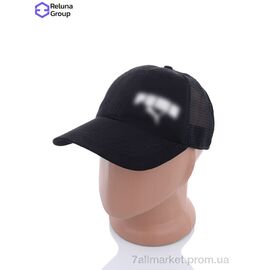 Кепка унісекс Літо WQ001-3 black (3 шт. р.сітка) "Reluna Group" недорого оптом від прямого постачальника