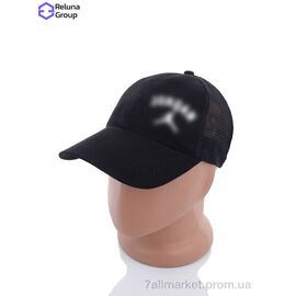 Кепка унісекс Літо WQ002-2 black (3 шт. р.сітка) "Reluna Group" недорого оптом від прямого постачальника