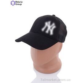 Кепка унісекс Літо WQ005-8 black (3 шт. р.сітка) "Reluna Group" недорого оптом від прямого постачальника