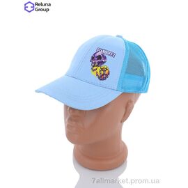 Фотография Кепка детская Лето WQ012-3 l.blue (2 шт. р.сетка ) "Reluna Group" недорого оптом от прямого поставщика