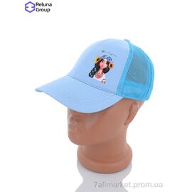 Фотография Кепка детская Лето WQ013-3 l.blue (2 шт. р.сетка ) "Reluna Group" недорого оптом от прямого поставщика