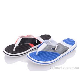 Фотография Шлепки детские летние Лето 2495-1 mix (6 пар р.36-41) "Inblue" недорого оптом от прямого поставщика