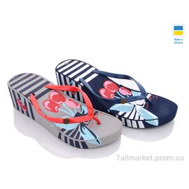 Фотография Шлепки женские облегченные Лето 6506-7 mix (6 пар р.36-41) "Inblue" недорого оптом от прямого поставщика