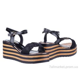 Босоніжки жіночі літні Літо Prime 150937 чорний (8 пар р.36-41) "Prime-Opt" недорого оптом від прямого постачальника