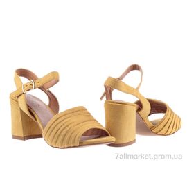 Босоніжки жіночі літні Літо Prime 152390 жовтий (8 пар р.36-41) "Prime-Opt" недорого оптом від прямого постачальника