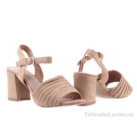 Босоніжки жіночі літні Літо Prime 152391 бежевий (8 пар р.36-41) "Prime-Opt" недорого оптом від прямого постачальника