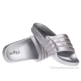 Шльопанці жіночі полегшені Літо Prime 152490 срібний (12 пар р.36-41) "Prime-Opt" недорого оптом від прямого постачальника