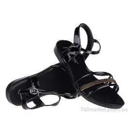 Босоніжки жіночі літні Літо Prime 152703 чорний (8 пар р.36-41) "Prime-Opt" недорого оптом від прямого постачальника