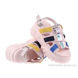 Босоніжки жіночі літні Літо Prime 152865 пудра (12 пар р.36-41) "Prime-Opt" недорого оптом від прямого постачальника