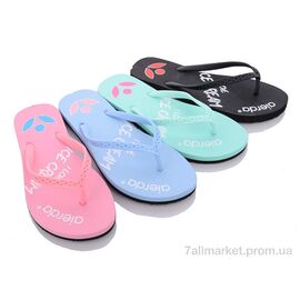 Фотография Шлепки женские облегченные Лето 919 mix (12 пар р.36-41) "Inblue" недорого оптом от прямого поставщика