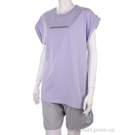 Фотография Женский костюм Лето 3176-009-1 violet (3 шт. р.сетка S-L) "Мир" недорого оптом от прямого поставщика