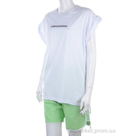 Фотография Женский костюм Лето 3176-009-4 white (3 шт. р.сетка S-L) "Мир" недорого оптом от прямого поставщика