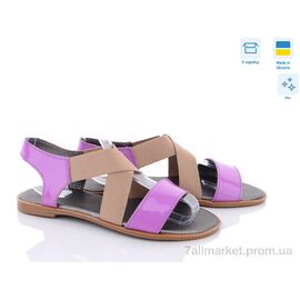 Фотография Босоножки женские летние Лето MV124 ліловий (4 пар р.37-39) "A.Dama" недорого оптом от прямого поставщика