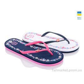 Фотография Шлепки женские облегченные Лето B1488 mix (24 пар р.36-41) "Цветик" недорого оптом от прямого поставщика