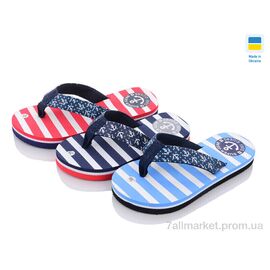 Фотография Шлепки детские летние Лето B909 mix (24 пар р.28-35) "Цветик" недорого оптом от прямого поставщика