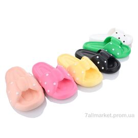 Шльопанці жіночі полегшені Літо 6288 mix (12 пар р.36-41) "Deshman" недорого оптом від прямого постачальника