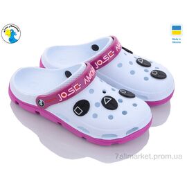 Крокси жіночі літні Літо 116471 (8 пар р.36-41) "Jose Amorales" недорого оптом від прямого постачальника