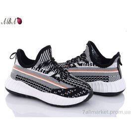 Кросівки дитячі модні Літо 1ABA87 black (10 пар р.26-30) "Aba" недорого оптом від прямого постачальника