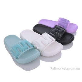 Шльопанці жіночі полегшені Літо H672 mix (12 пар р.36-41) "Deshman" недорого оптом від прямого постачальника