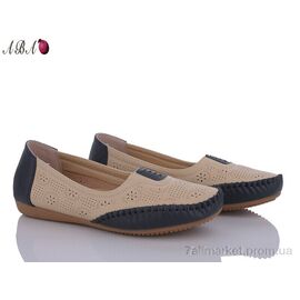 Мокасини жіночі демісезонні Літо A0ABA6 (8 пар р.37-42) "Aba" недорого оптом від прямого постачальника
