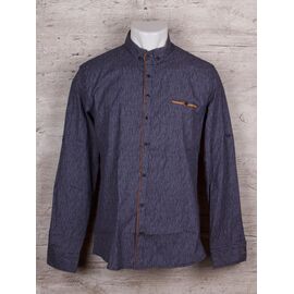 Фотография Рубашка мужская R01 d.blue р.M-3XL "Mitat" недорого оптом от прямого поставщика