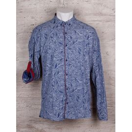 Фотография Рубашка мужская R10 blue р.M-3XL "Mitat" недорого оптом от прямого поставщика