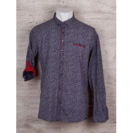 Сорочка чоловіча R13 d.blue р.M-3XL "Mitat" недорого оптом від прямого постачальника