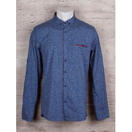 Сорочка чоловіча R15 blue р.M-3XL "Mitat" недорого оптом від прямого постачальника