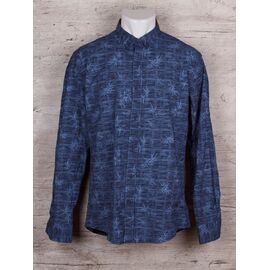 Сорочка чоловіча R19 blue р.M-3XL "Mitat" недорого оптом від прямого постачальника