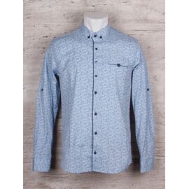 Сорочка чоловіча R24 blue р.M-3XL "Mitat" недорого оптом від прямого постачальника