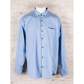 Сорочка чоловіча R32 l.blue р.4XL-6XL "Mitat" недорого оптом від прямого постачальника