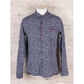 Сорочка чоловіча R46 navy р.M-2XL "Mitat" недорого оптом від прямого постачальника