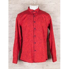 Сорочка чоловіча R51 red р.M-2XL "Mitat" недорого оптом від прямого постачальника