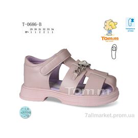 Фотография Босоножки детские летние Лето T-0686-B (8 пар р.29-34) "TOM.M" недорого оптом от прямого поставщика