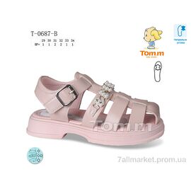 Фотография Босоножки детские летние Лето T-0687-B (8 пар р.29-34) "TOM.M" недорого оптом от прямого поставщика