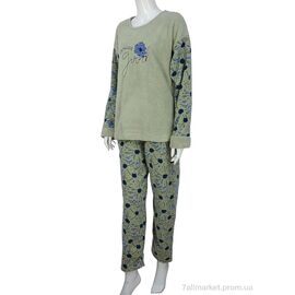 Фотография Пижама женская Весна/осень 1158 khaki (4 шт. р.сетка M) "Nicoletta" недорого оптом от прямого поставщика