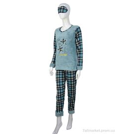 Фотография Пижама женская Весна/осень 8213 green (4 шт. р.сетка M-2XL) "Nicoletta" недорого оптом от прямого поставщика