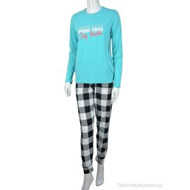 Піжама жіноча Весна/осінь 96680 l.blue (4 шт. р.сіткаS-XL) "Nicoletta" недорого оптом від прямого постачальника