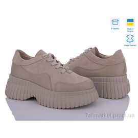 Кросівки жіночі модні Весна/осінь 5070-47K візон ш.з. (6 пар р.36-40) "IT style" недорого оптом від прямого постачальника