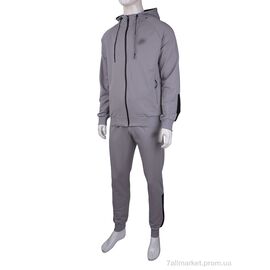 Фотография Спортивный костюм мужской Весна/осень 105 grey (5 шт. р.сетка M-3XL) "Luna Store" недорого оптом от прямого поставщика