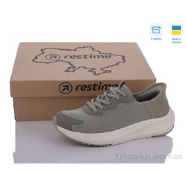 Кросівки жіночі модні Весна/осінь HWL24120 olive (8 пар р.36-41) "Restime" недорого оптом від прямого постачальника