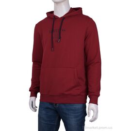 Батник чоловічий Весна/осінь 3482-LS4 bordo (5 шт. р.сіткаM-3XL) "Мир" недорого оптом від прямого постачальника